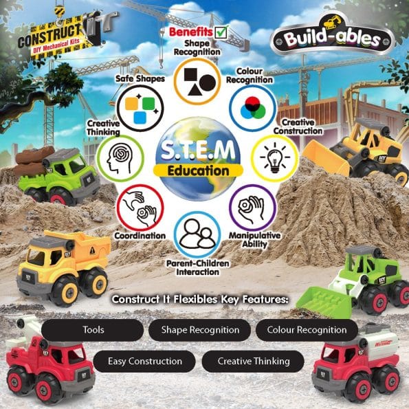 Build-ables – Forestry Vehicles 2 in 1