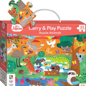 Junior Jigsaw Carry & Play: Aussie Animals – Hinkler