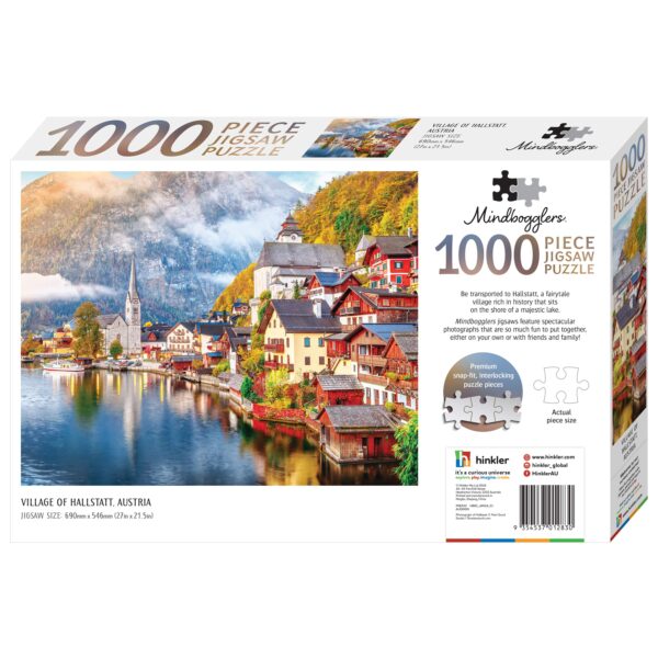 Mindbogglers 1000pc Jigsaw Village of Hallstatt Austria