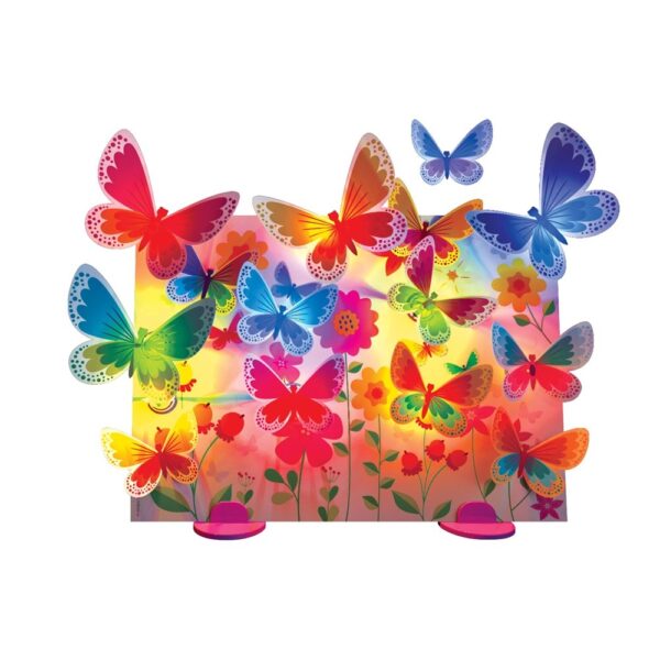 4M – KidzMaker – 3D Glow Butterfly Canvas
