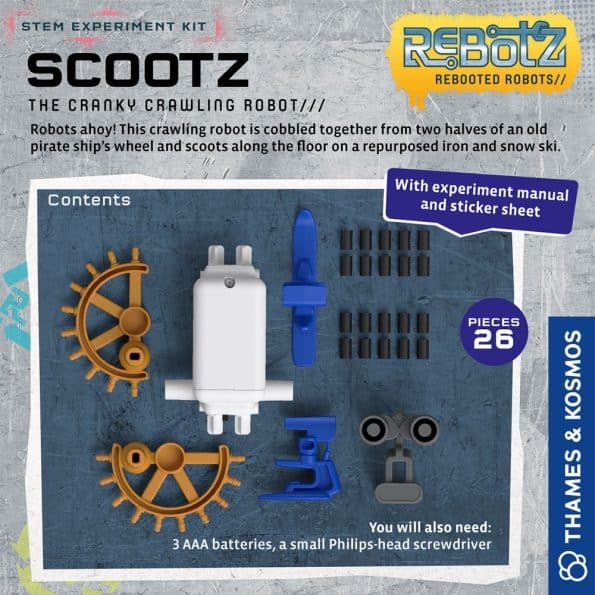 Thames & Kosmos – ReBotz Scootz – The Cranky Crawling Robot