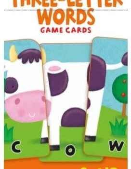 School Zone Flash Cards Three-Letter Words Puzzle Cards