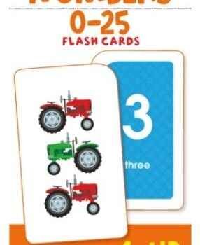 School Zone Flash Cards Numbers 0 to 25