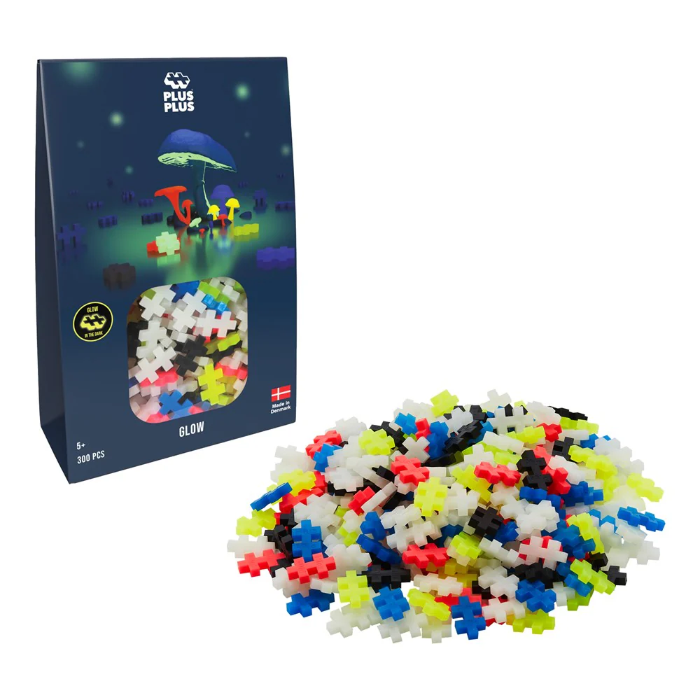 Plus-Plus – Glow Mix – 300 pcs