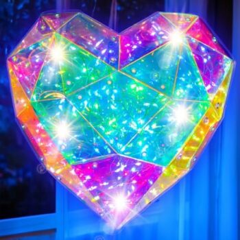 Hanging Heart Shape Puzzle — Prismic 3D Puzzle Lantern Kit