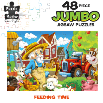 48 Piece Jumbo Puzzles Feeding Time – Puzzle Master