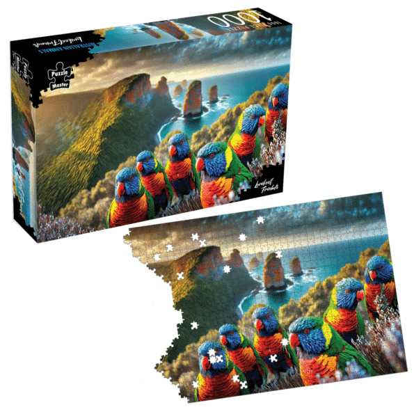 Puzzle Master – Lorikeet Friends 1000 Piece Puzzle