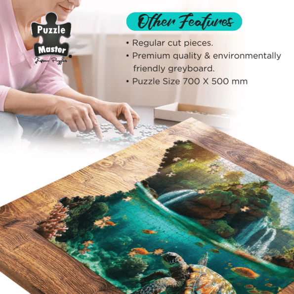 Puzzle Master – Turtle Discovery 1000 Piece Puzzle