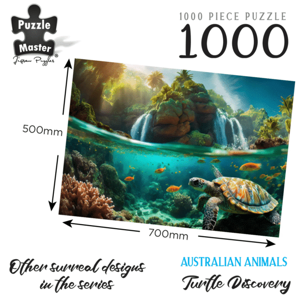 Puzzle Master – Turtle Discovery 1000 Piece Puzzle