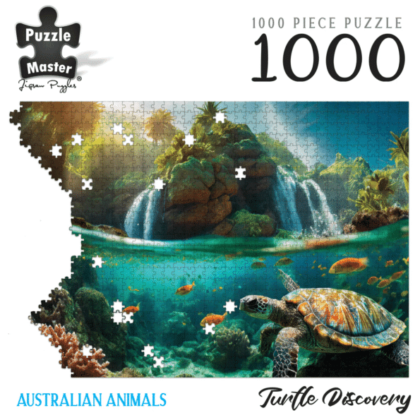 Puzzle Master – Turtle Discovery 1000 Piece Puzzle