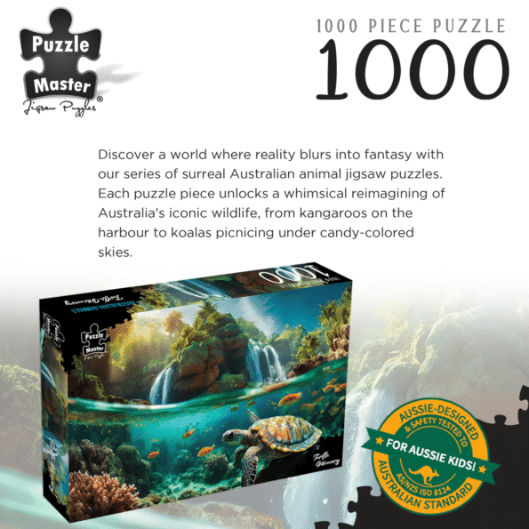 Puzzle Master – Turtle Discovery 1000 Piece Puzzle