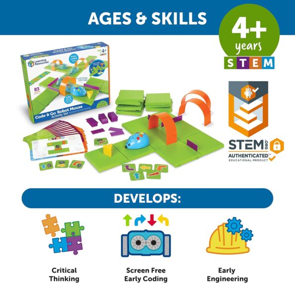 Learning Resources – Code & Go® Robot Mouse Activity Set