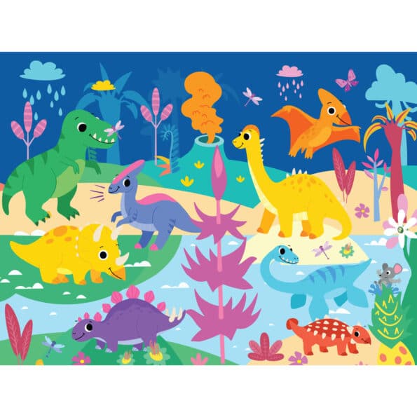 Junior Jigsaw Carry & Play Roarsome Dinosaurs