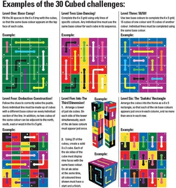 30 Cubed Logic Puzzle Game – The Happy Puzzle Company