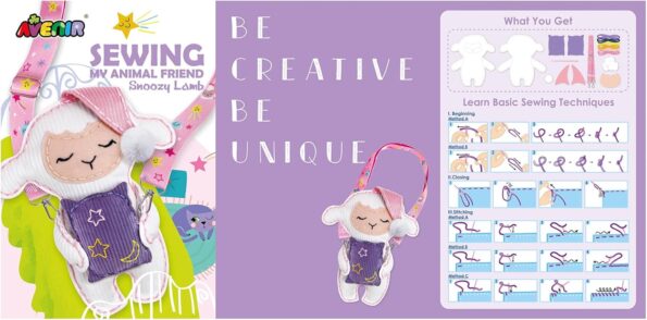 Avenir – Sewing My Animal Friend – Snoozy Lamb