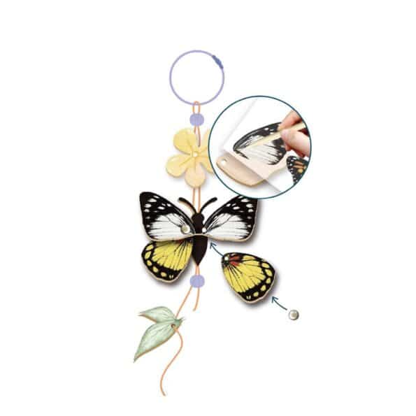 Avenir – Create My Wooden Charm – Butterfly